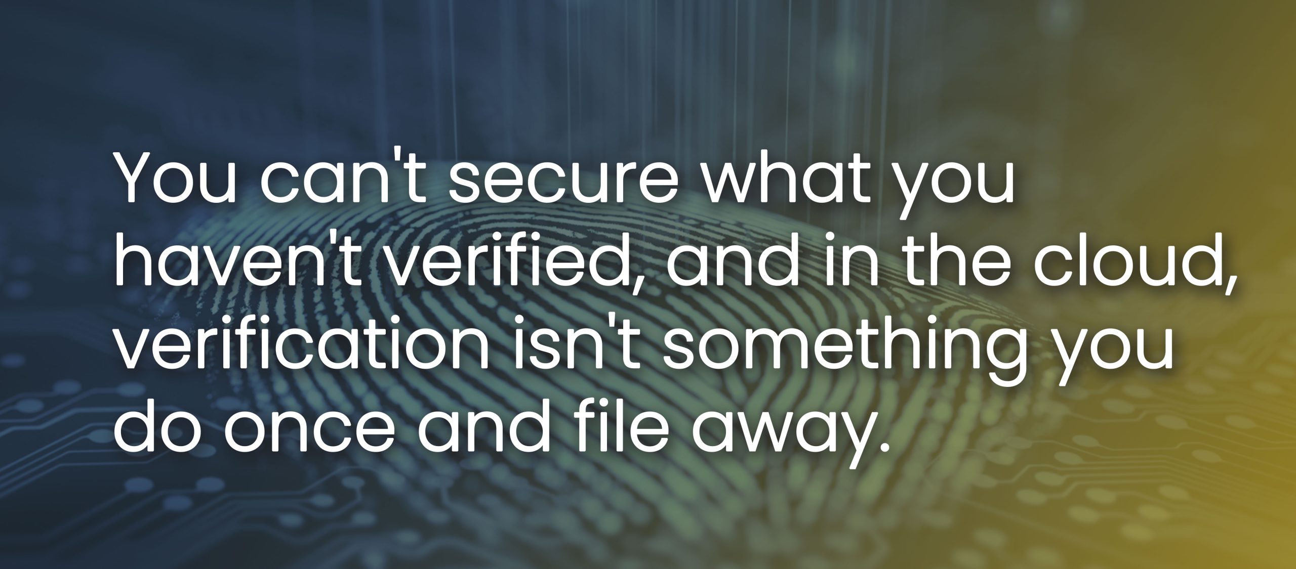 Verification Cloud